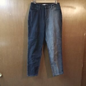 Hollister Black Straight Leg Mom Jeans Classic Denim